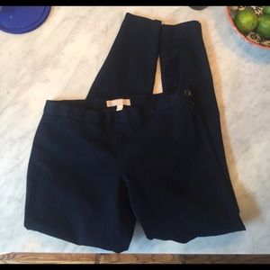BR Sloane Ankle Zip Work Pants Navy